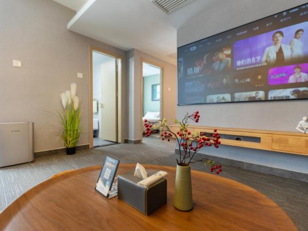 Yise Serviced Apartment -Beijing CCTV Shop : photo 6 de la chambre chambre double avec salle de bains privative