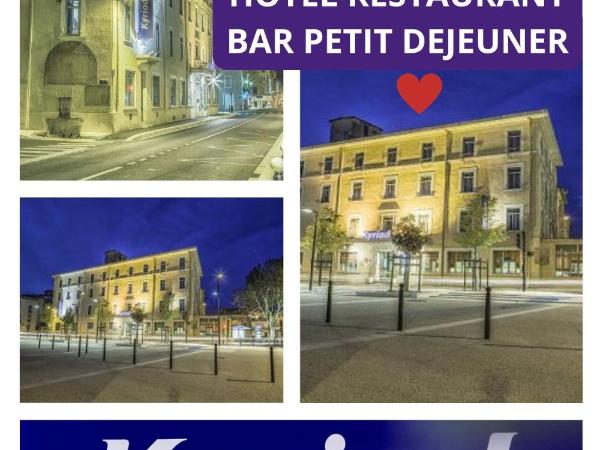 HOTEL KYRIAD ORANGE Centre Ville - A7-A9 - 3 Etoiles - HOTEL DES PRINCES - Provence Alpes Côte d'Azur - France : photo 1 de la chambre chambre lits jumeaux