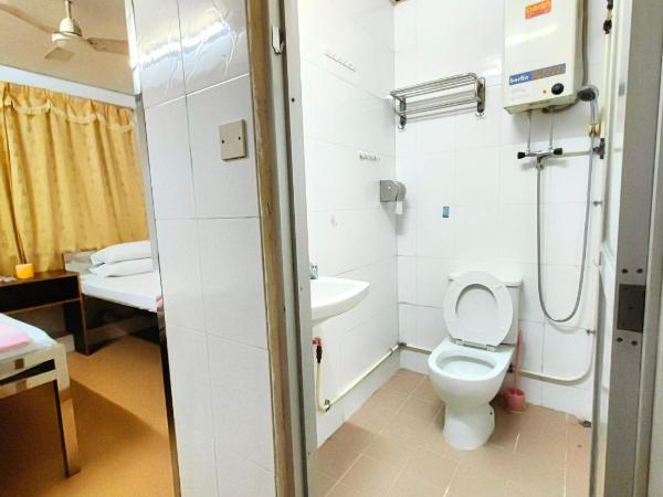 景士迪宾馆 : photo 4 de la chambre chambre lits jumeaux avec salle de bains privative