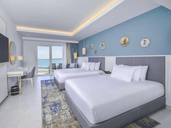 Hilton Skanes Monastir Beach Resort : photo 7 de la chambre chambre deluxe avec 2 lits queen-size - vue frontale sur mer