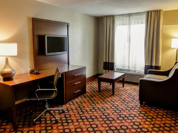 Comfort Suites Airport : photo 1 de la chambre suite lit king-size avec douche accessible en fauteuil roulant - accessible aux personnes à mobilité réduite - non-fumeurs