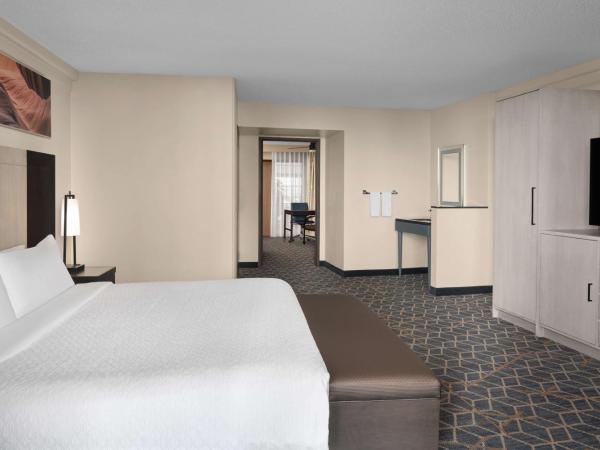 Embassy Suites by Hilton Phoenix Biltmore : photo 2 de la chambre suite 1 chambre lit king-size avec baignoire accessible aux personnes à mobilité réduite