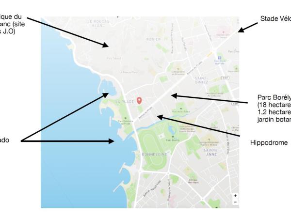 STUDIO PRADO PLAGE PISCINE TERRASSE : photo 4 de la chambre studio avec terrasse