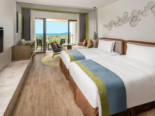 Holiday Inn Resort Sanya Bay, an IHG Hotel : photo 1 de la chambre premium double room with two double beds and ocean view - high floor