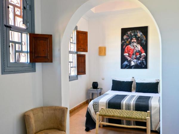 Villa Agora, Villa à la campagne proche Marrakech : photo 4 de la chambre chambre double - vue sur jardin