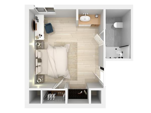 Good Hotels Downtown Denver : photo 10 de la chambre studio lit queen-size 