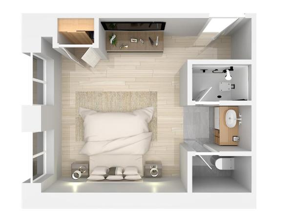 Good Hotels Downtown Denver : photo 6 de la chambre studio lit queen-size 