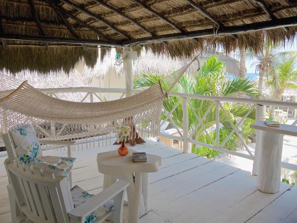 Punta Piedra Beach Posada : photo 7 de la chambre chambre double royale avec 2 lits doubles - vue sur mer