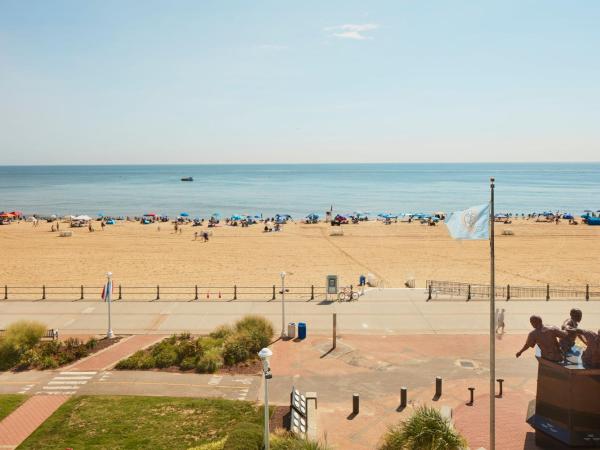 Sheraton Oceanfront Hotel : photo 8 de la chambre chambre 1 lit king-size avec balcon et canapé-lit