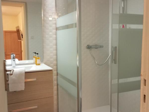 Logis Hôtel Louise de Savoie : photo 4 de la chambre chambre quadruple avec douche