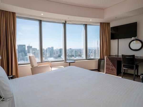 Park Hotel Tokyo : photo 1 de la chambre chambre d’angle lit king-size - côté tour de tokyo - non-fumeurs - 28ème Étage