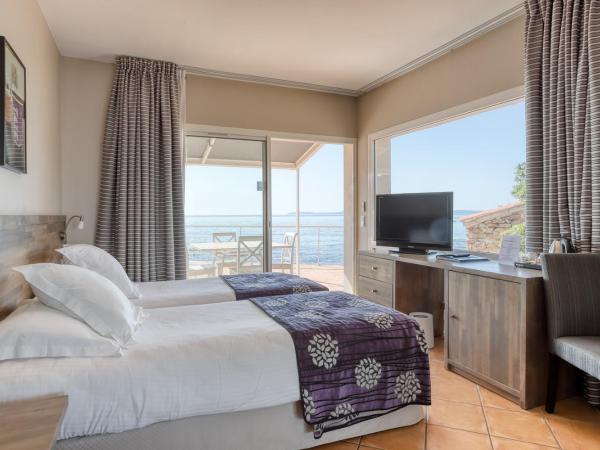 Roc Hotel - Hôtel 4 étoiles les pieds dans l'eau : photo 1 de la chambre chambre lits jumeaux supérieure - vue sur mer