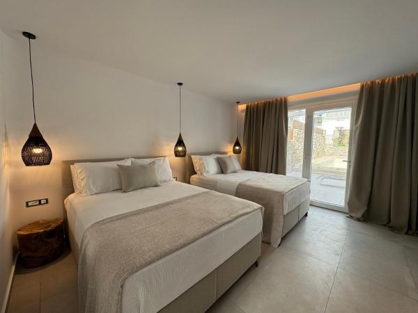 Sofos Suites Mykonos : photo 9 de la chambre suite lit queen-size - vue sur piscine