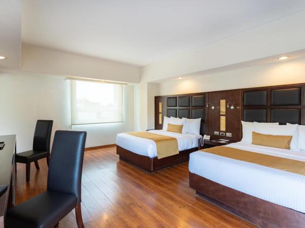 Comfort Inn Puebla Centro Hist rico : photo 2 de la chambre chambre avec 2 grands lits queen-size 