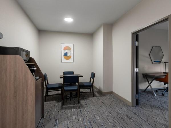 Holiday Inn Express Hotel & Suites Oklahoma City Northwest, an IHG Hotel : photo 4 de la chambre suite lit king-size avec douche accessible en fauteuil roulant