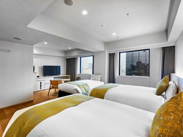 DEL style Osaka-Shinsaibashi by Daiwa Roynet Hotel : photo 3 de la chambre triple room with wooden floor - non-smoking