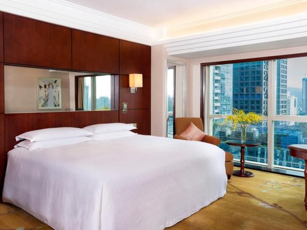 Sheraton Shenzhen Futian Hotel, Close to Metro Station, Shenzhen Futian Convention & Exhibition Centre, Futian Railway Station : photo 4 de la chambre chambre lit king-size deluxe