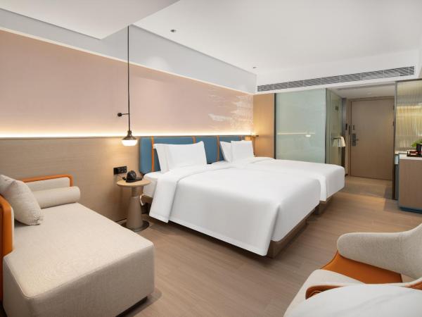 Yizhi Hotel Changgang Metro Station - Free Shuttle Bus during Canton Fair : photo 3 de la chambre chambre lits jumeaux standard