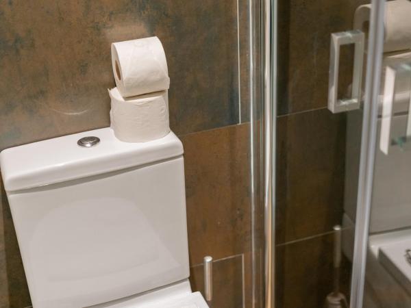 Hostal Charlotte-Gran Vía : photo 5 de la chambre chambre lits jumeaux avec salle de bains privative