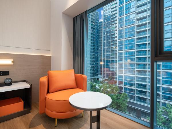 Yizhi Hotel - Guangzhou Beijing Road Chenjiaxuan Subway Station : photo 1 de la chambre chambre lit queen-size deluxe