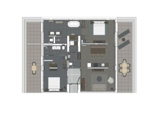 Acasa Suites : photo 1 de la chambre two-bedroom rooftop suite