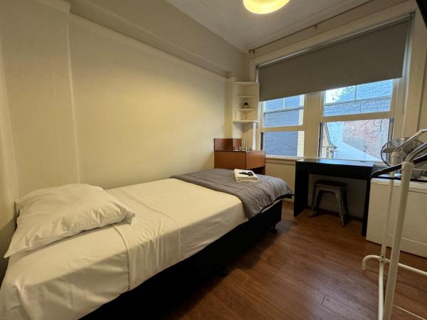 Highfield Private Hotel : photo 1 de la chambre chambre simple avec salle de bains commune