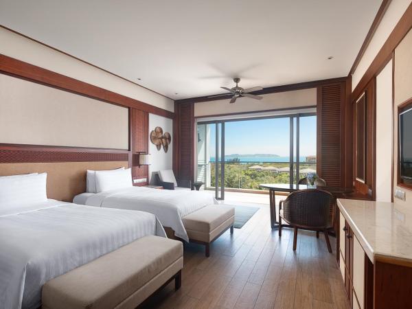 Shangri-La Sanya : photo 3 de la chambre hébergement premier lits jumeaux - vue sur mer 