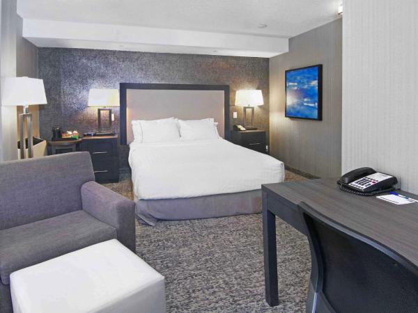 Holiday Inn Express and Suites Calgary, an IHG Hotel : photo 4 de la chambre chambre double avec douche accessible en fauteuil roulant - non-fumeurs