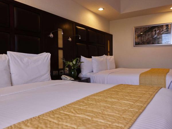 Comfort Inn Puebla Centro Hist rico : photo 4 de la chambre chambre avec 2 grands lits queen-size 