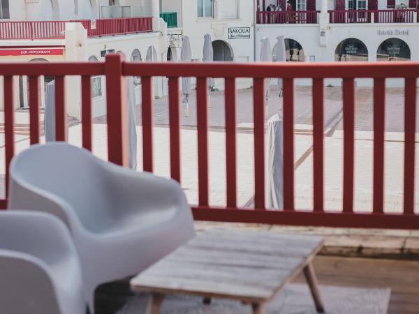 Hôtel de La Plage : photo 1 de la chambre chambre double avec terrasse - vue directe sur mer