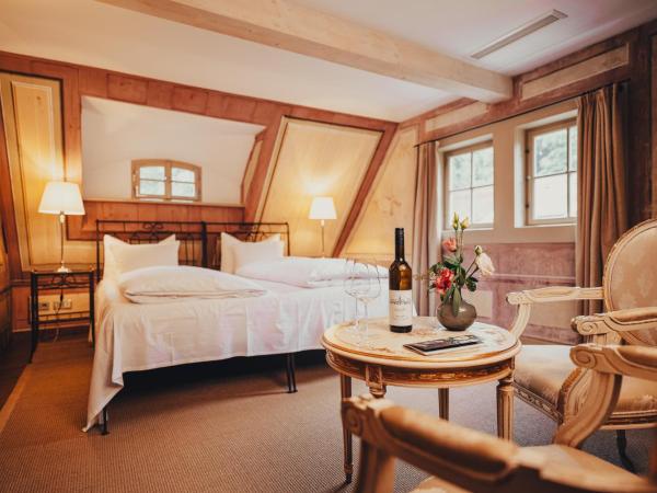 Hotel Villa Sorgenfrei & Restaurant Atelier Sanssouci : photo 1 de la chambre chambre double - himmelreichzimmer