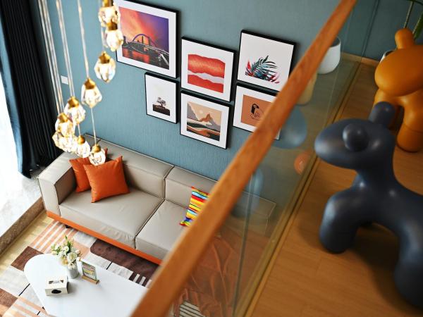 Livetour Hotel Panyu Nancun Wanbo Metro Guangzhou : photo 6 de la chambre chambre lit queen-size deluxe