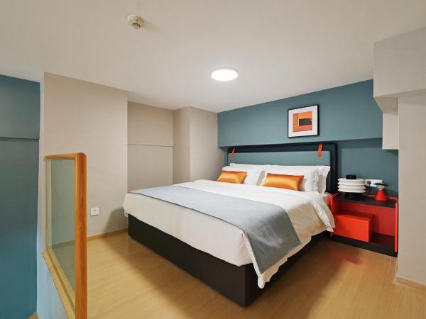 Livetour Hotel Panyu Nancun Wanbo Metro Guangzhou : photo 9 de la chambre chambre deluxe double ou lits jumeaux