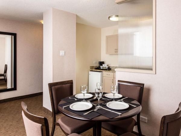 Campus Tower Suite Hotel : photo 3 de la chambre suite premium avec cuisine complète et lit queen-size