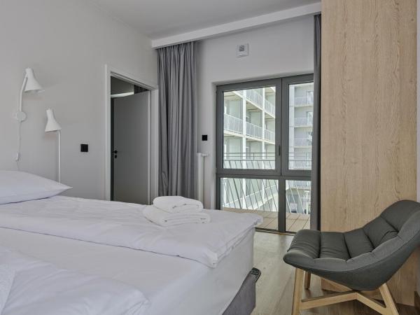 Noli Mokotow - Modern Scandinavian Style close to the Airport & easy access to city center : photo 1 de la chambre large accessible studio