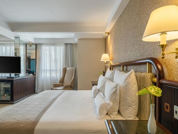 Bourbon Curitiba Hotel & Suítes : photo 1 de la chambre suite lit king-size avec baignoire spa