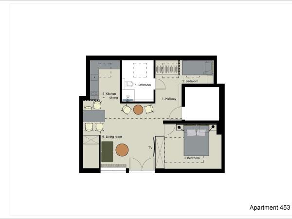 HOTEL Am Spichernplatz : photo 7 de la chambre chambre triple standard