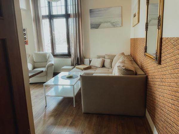 Central Sopot : photo 5 de la chambre studio lit king-size avec canapé-lit