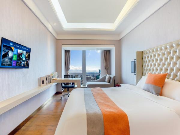 HT Legend Hotel Changgang Metro Station Exit F - Free Shuttle Bus to Canton Fair Complex During Canton Fair Period : photo 2 de la chambre chambre double deluxe