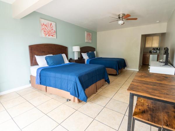 Ocean Villa Inn : photo 6 de la chambre studio 2 lits queen-size - animaux domestiques acceptés