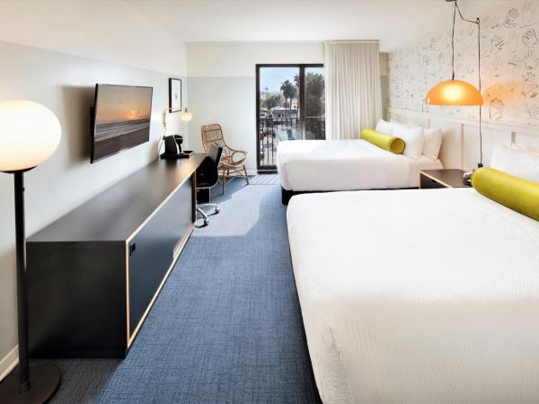 Hotel Erwin Venice Beach : photo 1 de la chambre chambre avec 2 lits queen-size - vue sur la ville