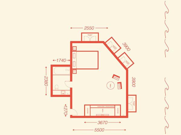 Hotel Ravesis : photo 7 de la chambre chambre d'angle lit king-size - côté plage
