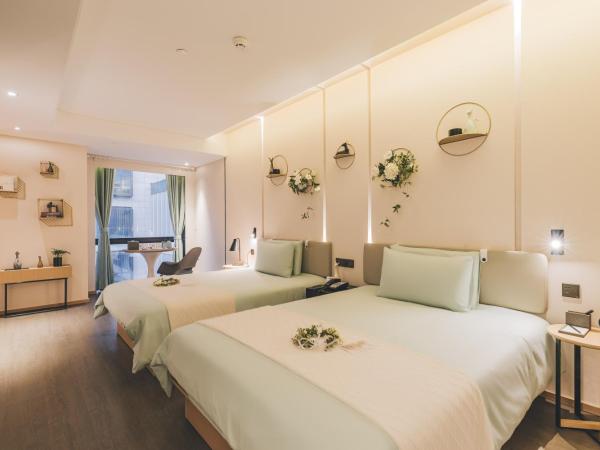 Atour Hotel Shanghai Hongqiao International Exhibition Linkong Park : photo 4 de la chambre theme twin room - florist