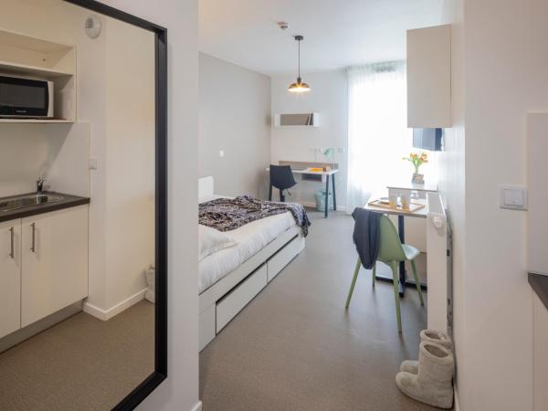 All Suites Appart Hotel Le Havre : photo 2 de la chambre studio Économique avec lit double