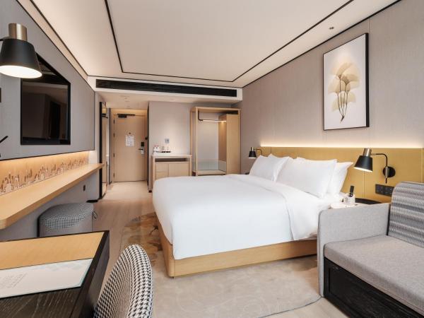 Hilton Garden Inn Beijing Temple Of Heaven East Gate Station : photo 6 de la chambre chambre lit king-size avec canapé-lit