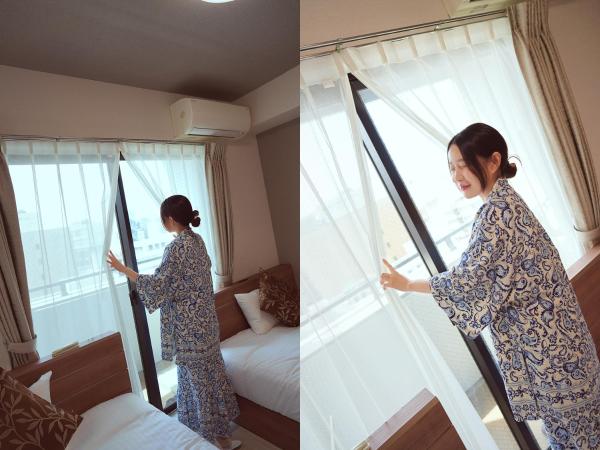 Dream Inn Hakata : photo 6 de la chambre 【main building】3 double beds room - non-smoking