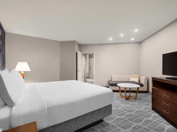 Hilton Garden Inn Calgary Airport : photo 2 de la chambre suite 1 chambre lit king-size avec canapé-lit