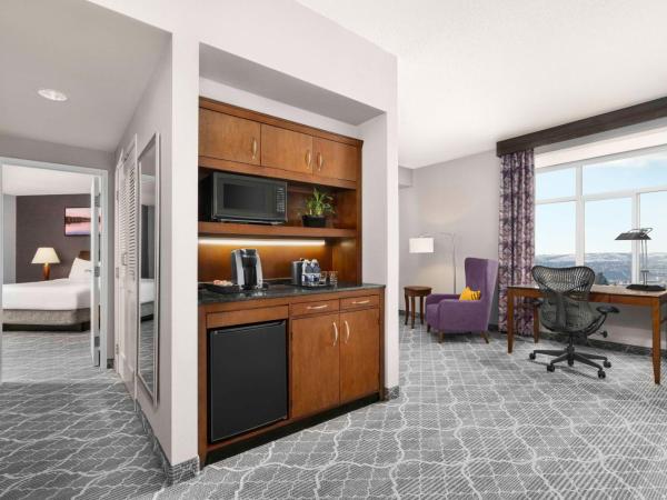 Hilton Garden Inn Calgary Airport : photo 1 de la chambre suite 1 chambre lit king-size avec canapé-lit