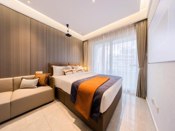Xi Ke Executive Apartment - Shenzhen Futian Exhibition Center : photo 1 de la chambre chambre lit king-size classique