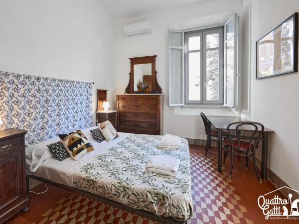 I 4 Gatti : photo 4 de la chambre chambre double ou lits jumeaux avec salle de bains privative externe